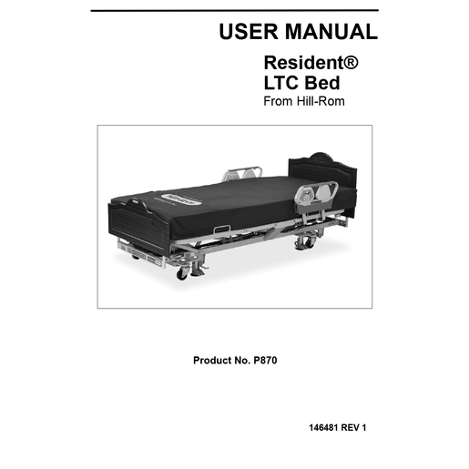 User Manual, Resident LTC Bed