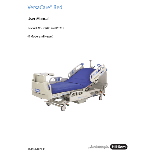 User Manual,VersaCare Bed Models K & Up