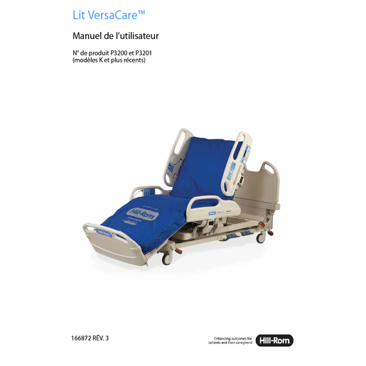 User Manual, VersaCare (K Model+), French Canadian