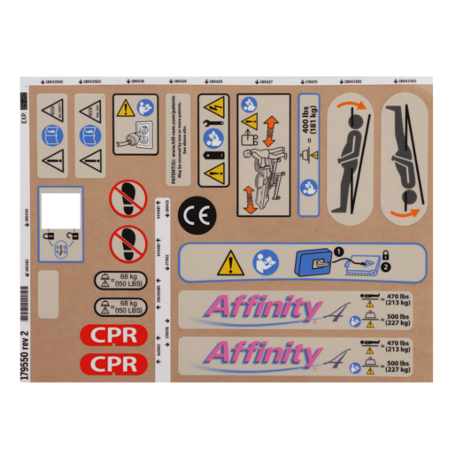 Kit, Label, Stow-N-Go, 120V