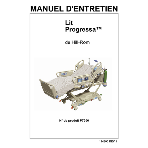 Service Manual, Progressa, French