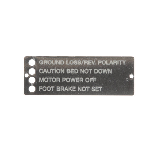 Label, Indicator Lamp