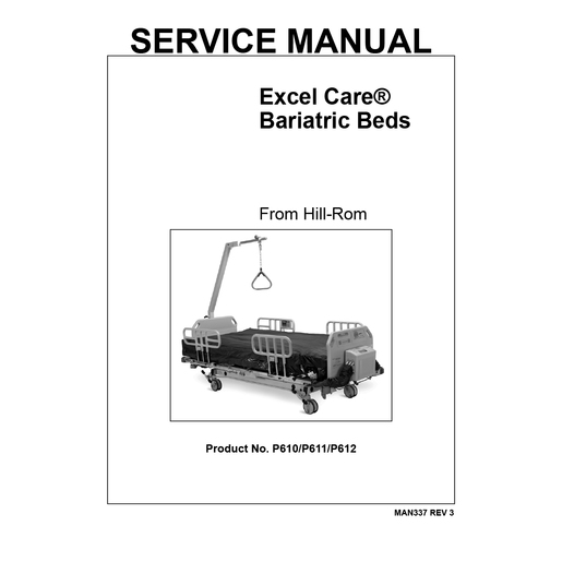 Service Manual, ExcelCare & ES Bari