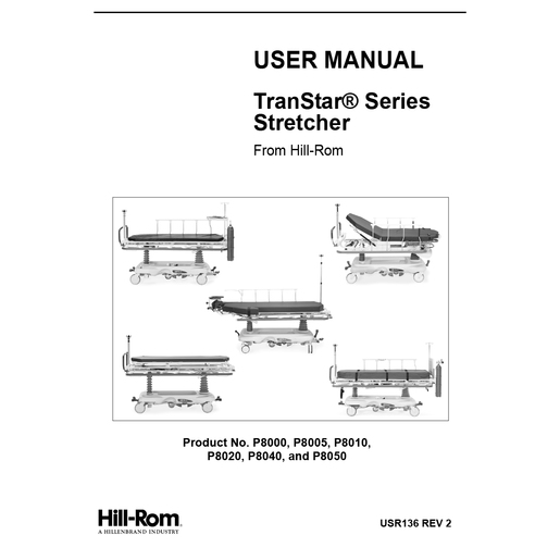 User Manual, Transtar Stretchers